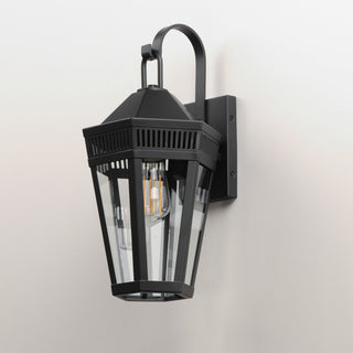 Maxim 30592CL Oxford 18" Tall Outdoor Wall Sconce - Black