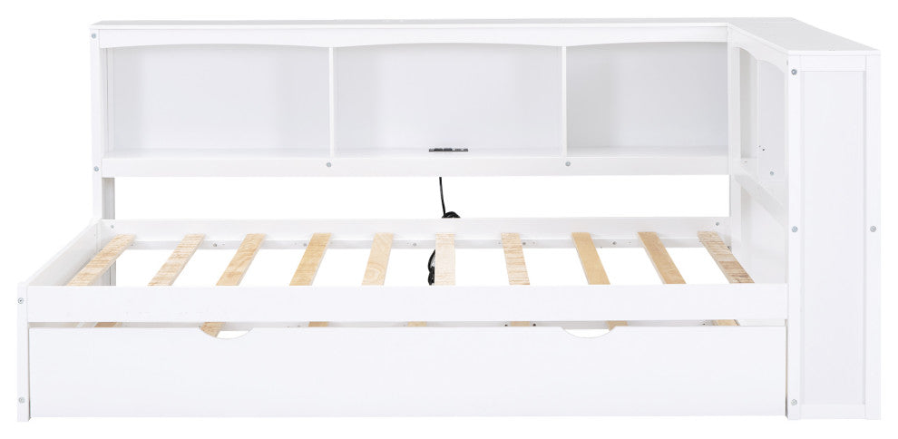 Gewnee Twin Size Daybed with Trundle