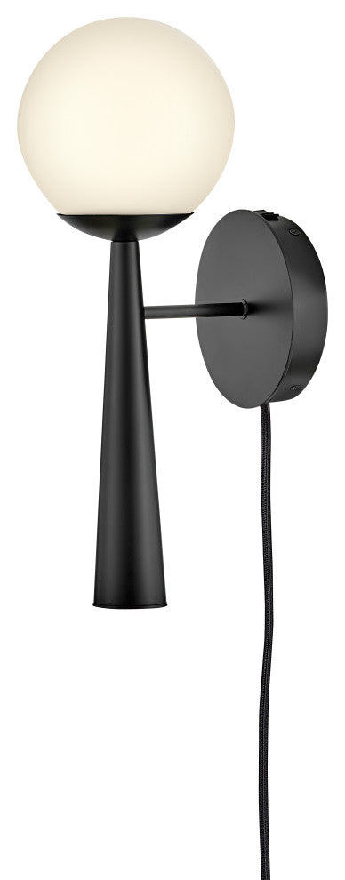 Lark Izzy 16" Single Light Wall Sconce, Black