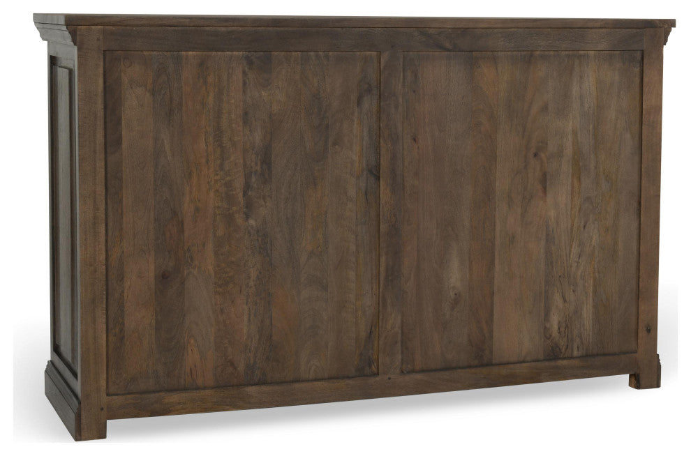Adelaide Nine-Drawer Mango Wood Dresser, Cocoa Brown by Kosas Home