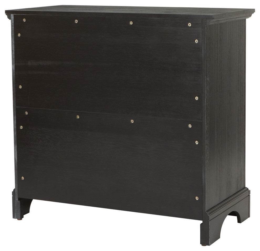 Farmhouse Basics 3-Drawer Chest, Rustic Black