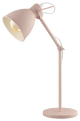 1-Light, 40W Desk Lamp, Pastel Apricot