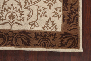 Floral Oriental Area Rug Wool Hand-tufted Traditional Carpet 5x8