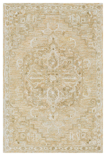 Surya Shelby SBY-1006 4'x6' Rug, Burnt Orange/Olive/Khaki/Tan/Cream/Aqua