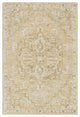 Surya Shelby SBY-1006 4'x6' Rug, Burnt Orange/Olive/Khaki/Tan/Cream/Aqua
