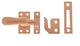 Genuine Solid Brass Large Casement Fastener, Bright Copper