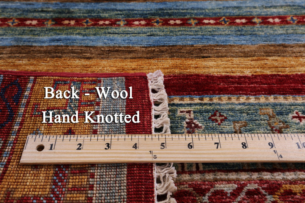 2' 7" X 4' 0" Persian Gabbeh Tribal Handmade Wool Rug Q10840