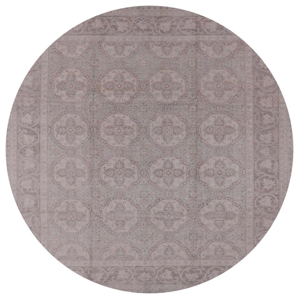 Ahgly Company Indoor Round Mid-Century Modern Area Rugs, 5' Round