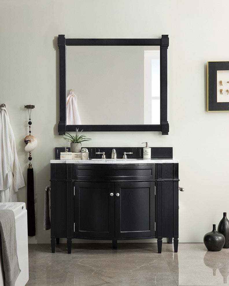 Brittany 46" Vanity, Black Onyx