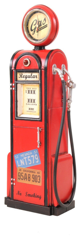 Gas Pump Clock Sculpture