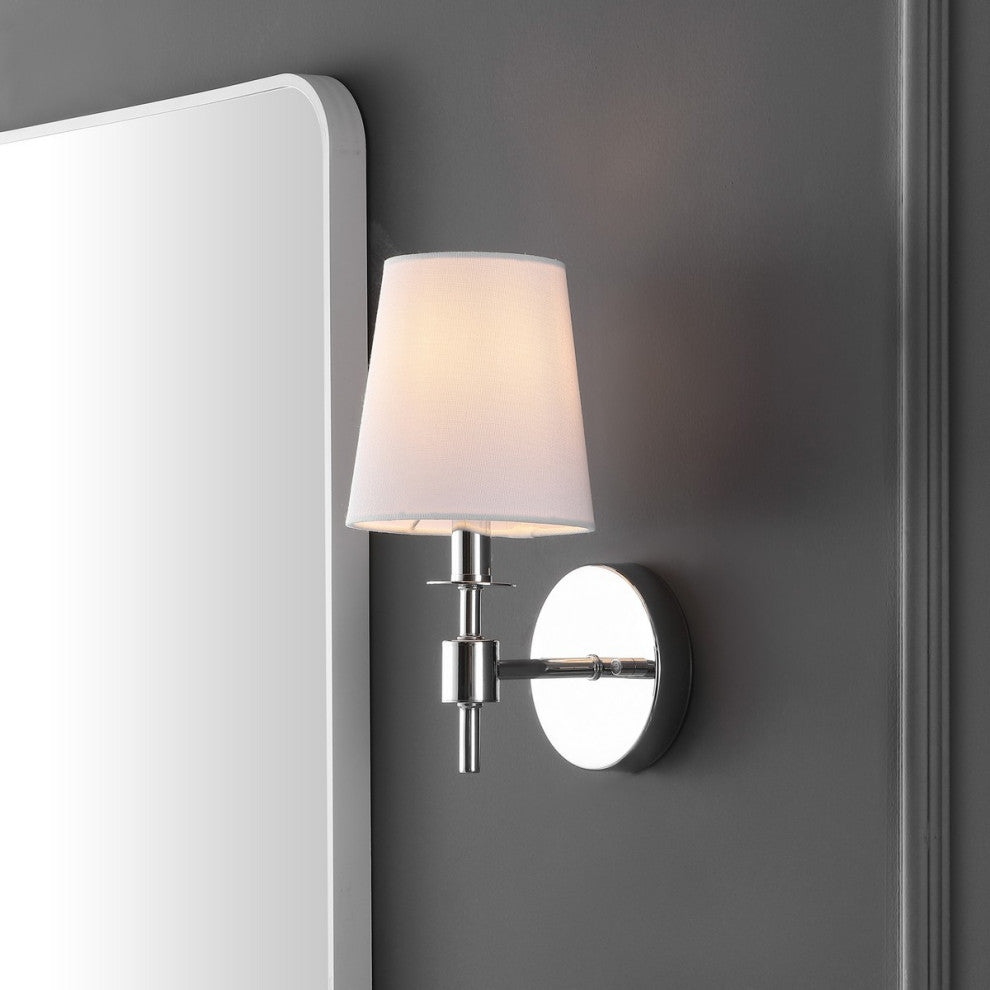 Safavieh Dalany 7" Wall Sconce, Chrome