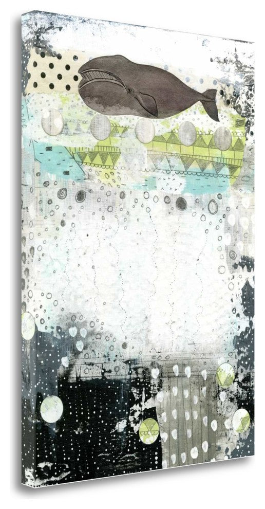 "The Great Bowhead Whale" By Sarah Ogren, Giclee Print on Gallery Wrap Canvas