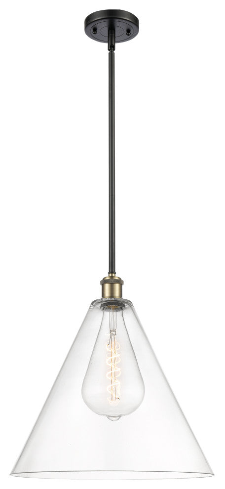Innovations 516-1S-BAB-GBC-162-LED 1-Light Pendant, Black Antique Brass
