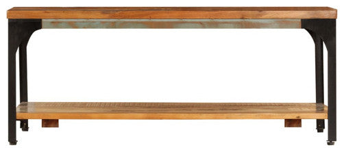 vidaXL Coffee Table End Table with Storage Side Table Solid Reclaimed Wood