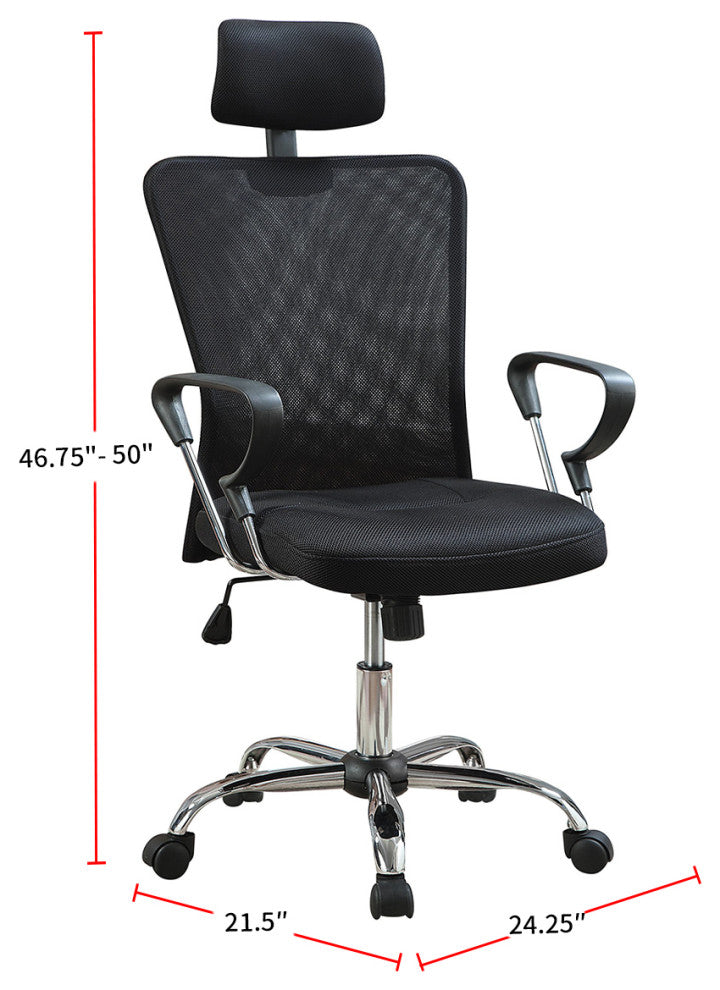 Mesh Back Office Chair, Black