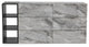 Maranello Gray Wash and Faux Marble Dresser