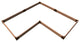 Classic Sienna 'Arrowhead' - 8' X 8' X 5.5" Raised Garden Bed - 1" Profile