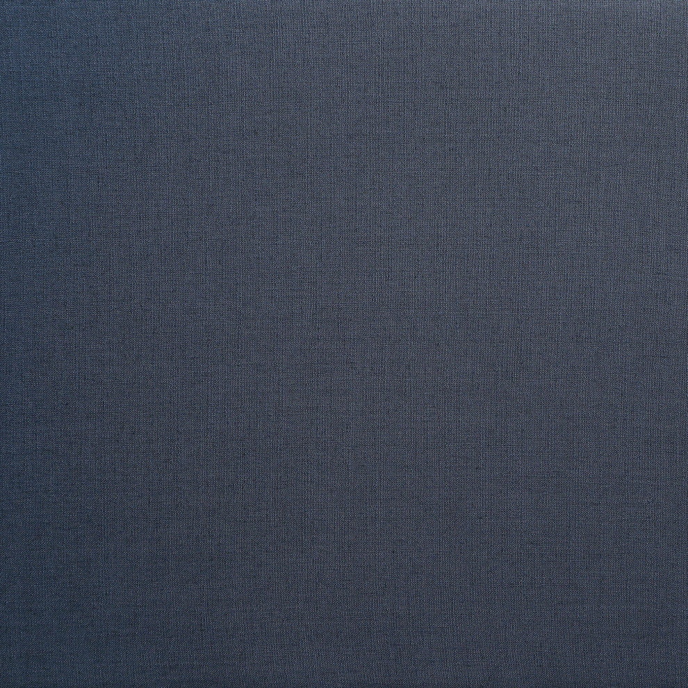 Comfy Beige Linen Textured Fabric Modular Chair, Navy, Linen Textured Fabric, Armless Chair