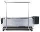 Compact 17.25" Stainless Steel Dish Rack With Wine Glass Holder, Steel/Black