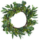 Nearly Natural 22" Eucalyptus and Berry Artificial Wreath