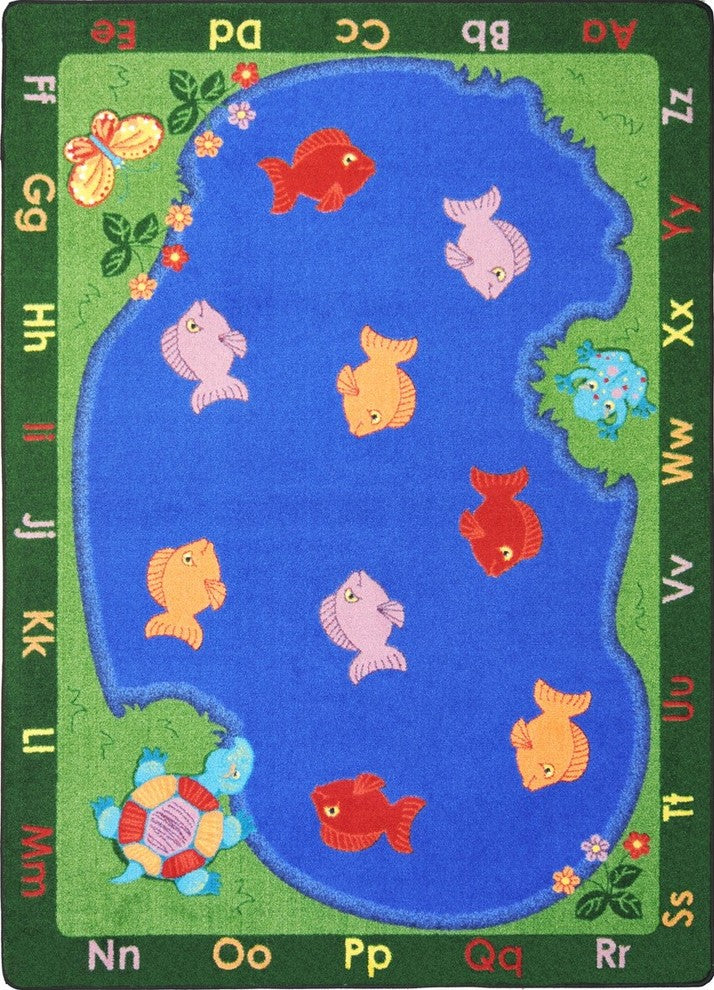 Kid Essentials Rug, Fishin' Fun, 5'4"x7'8"