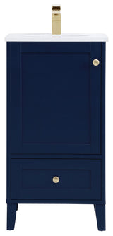 Elegant Lighting VF18018 Sommerville 18" - Blue