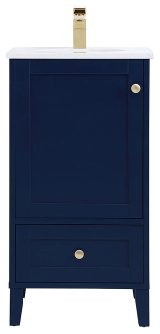 Elegant Lighting VF18018 Sommerville 18" - Blue