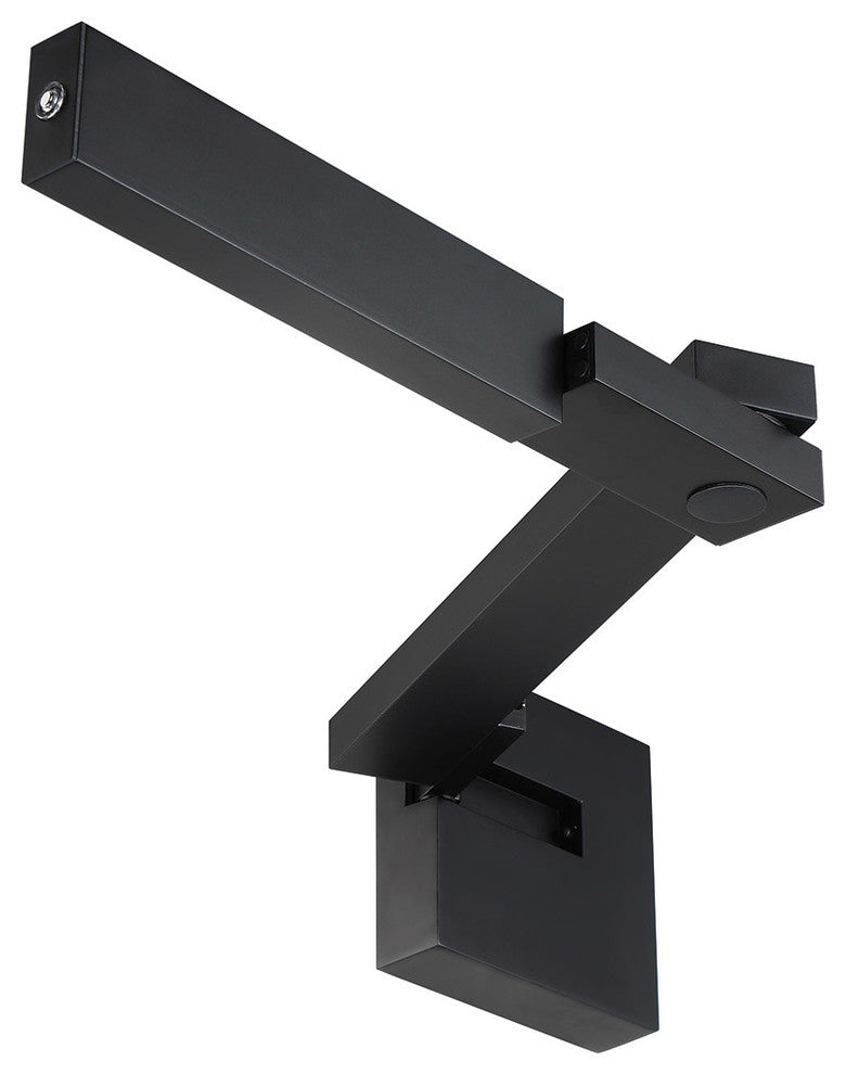 Flip LED Right Swing Arm 3000K, Black