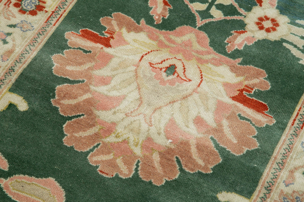 Rug N Carpet - Handmade Oriental 2' 10" x 12' 0" Runner Oushak Area Rug