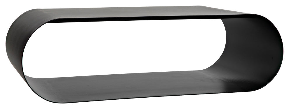 Hera Coffee Table, Black Metal