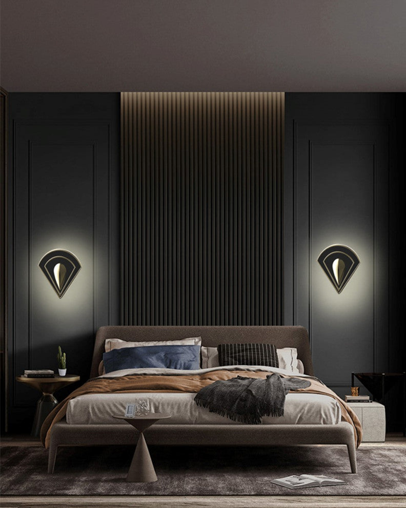 Manacor | Creative Copper LED Wall Light, 1 Head, Cool Light