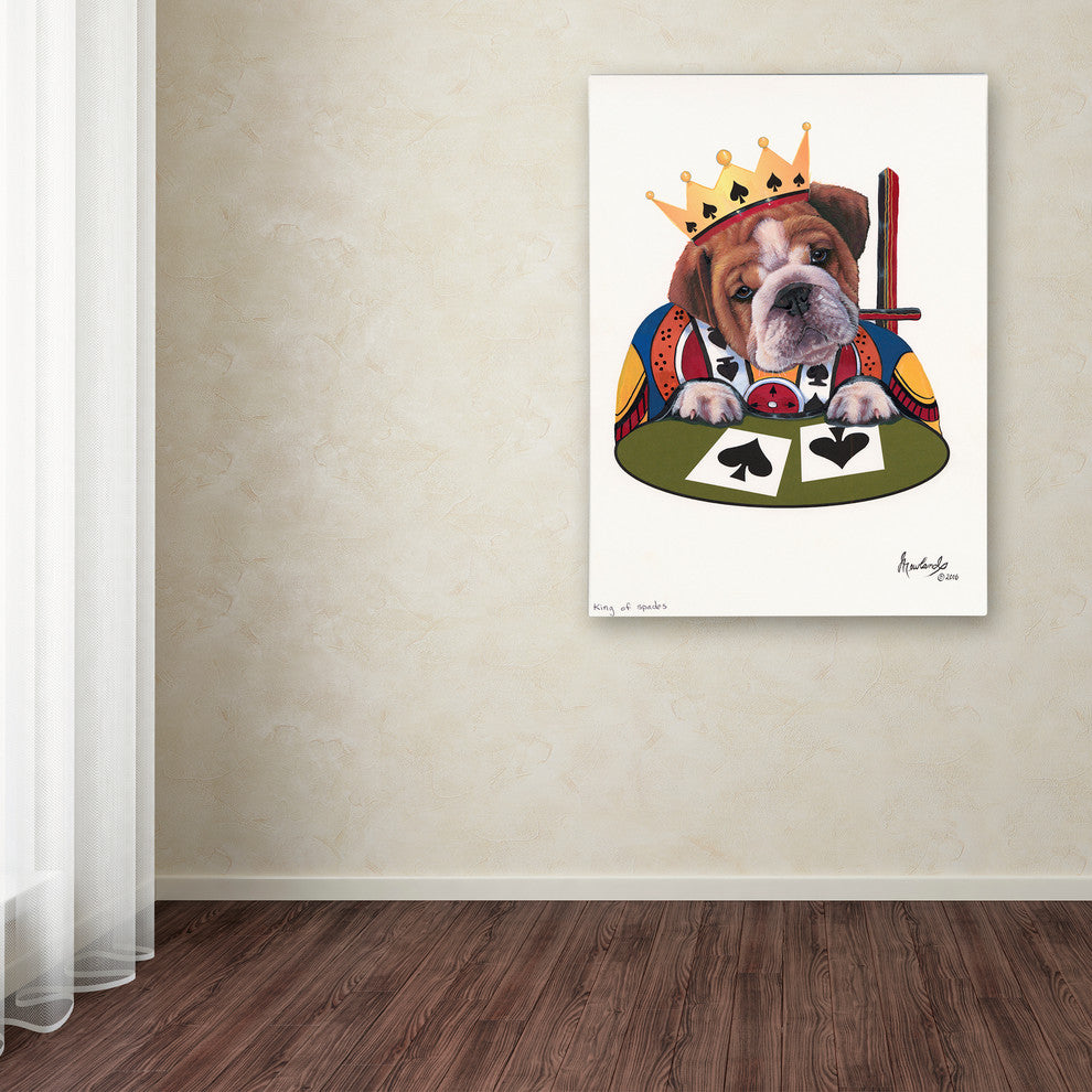 Jenny Newland ''King Of Spades'' Canvas Art, 47x35
