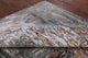 8' 1" X 10' 4" Modern Branches, a Vase Design Handmade Wool and Silk Rug Q8553