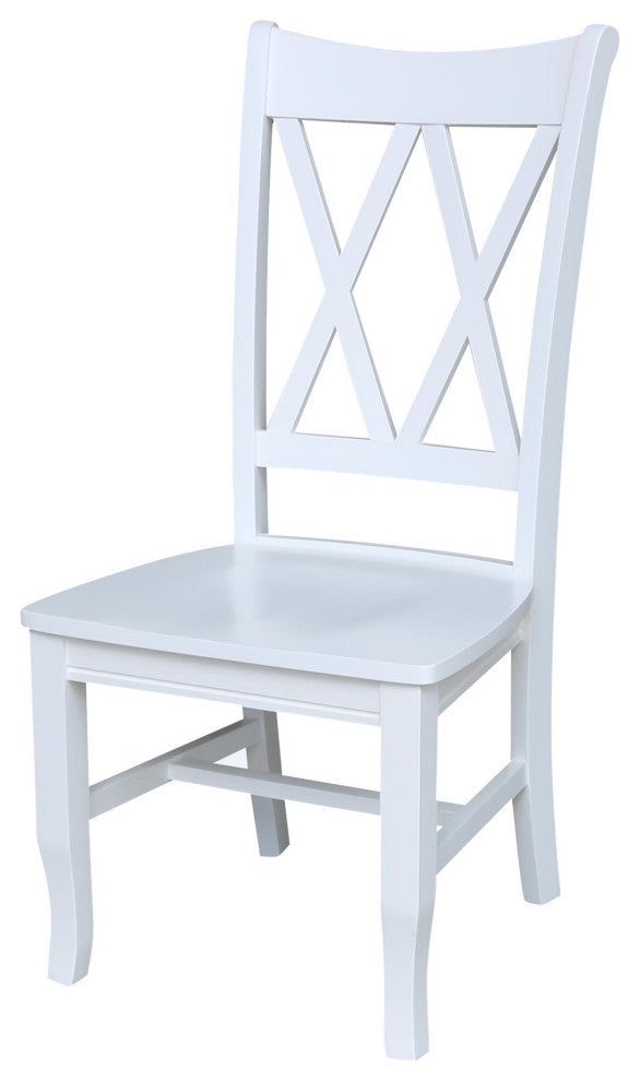 Double XX Chairs, Set of 2, White