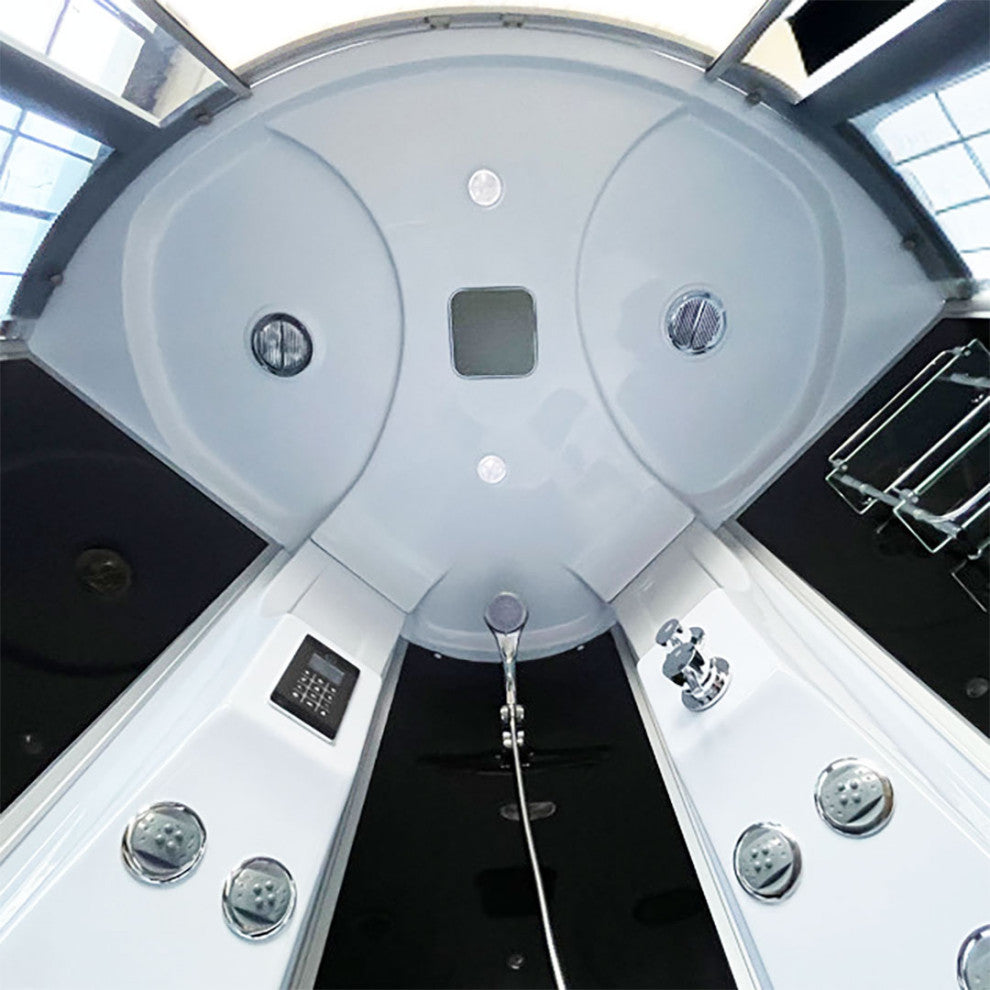 Whirlpool Corner Bathtub Shower 59.05" x 59.05" with Heater - Montecarlo