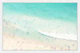 "Playing in the Surf" Framed Print by Ingrid Beddoes