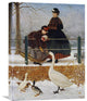 "Frozen Out" Stretched Canvas Giclee by George Dunlop Leslie, 17"x22"