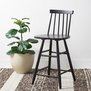 Safavieh May Wood Counter Stool, Black