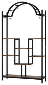 Tribesigns 5-Tier Plant Stand, Arched Flower Shelf, Bonsai Pots Display Rack