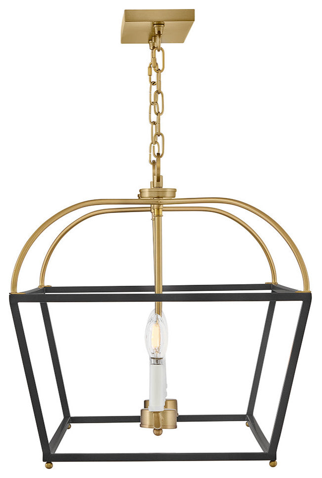 Lark Tate Large Six Light Linear, Black