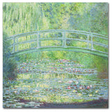 'Waterlily Pond-The Bridge II' Canvas Art by Claude Monet
