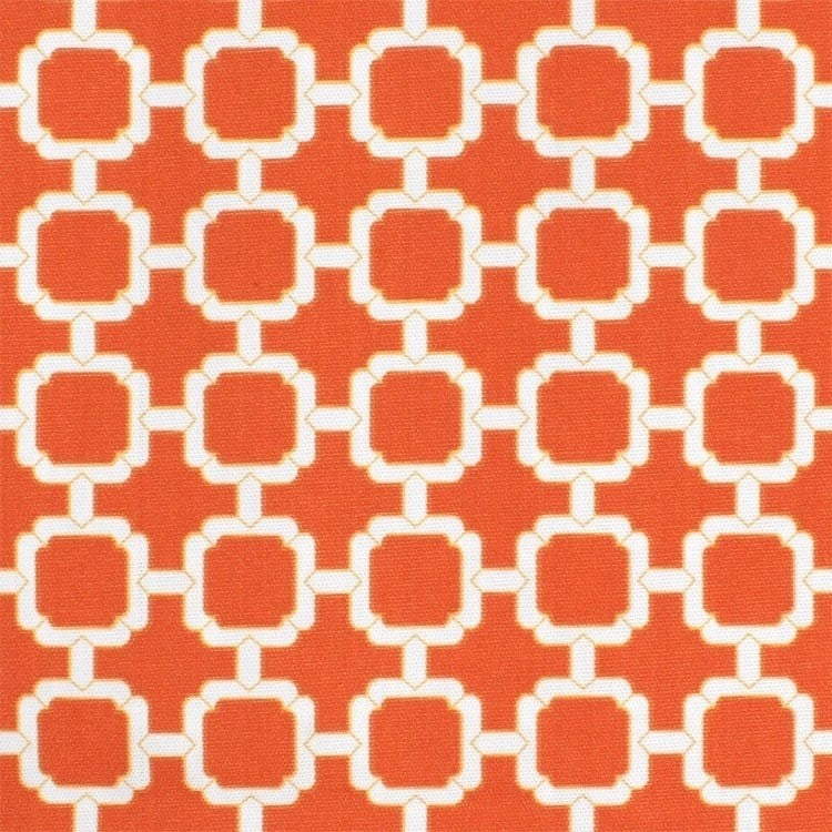 Outdoor Hockley Mandarin Or Teal Modern Geometric 18x18 Throw Pillow Set Of 2, M