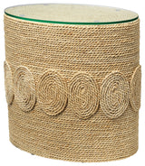 Barbados Oval Side Table