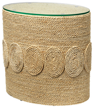 Barbados Oval Side Table