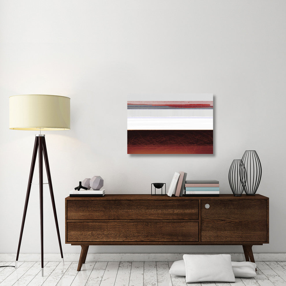 "Abstract Brown And White" Fine Art Print