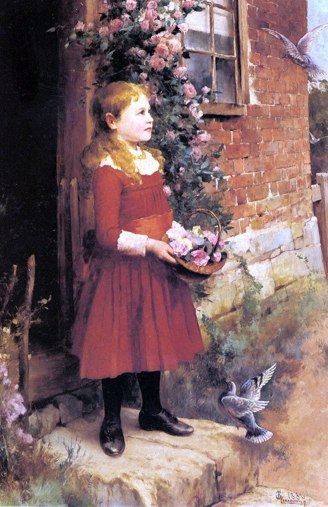 Alfred Glendening The Youngest Daughter of J.S. Gabriel Gallery Wrapped Canvas