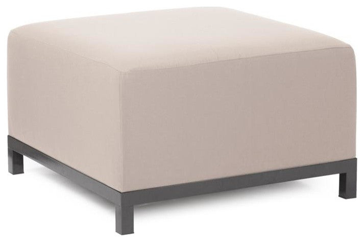 Seascape Axis Ottoman Slipcover, Sand