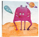 "Alien Friend Number 2" Stretched Canvas Giclee by Skip Teller, 24x24"