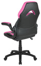 X10 Ergonomic Gaming-Office-Computer Adjustable Swivel Chair-Flip-up Arms, Pink