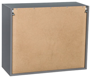 27 x 24 Wall Cabinet-Double Door-with Grey Gloss door